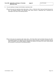 Form 34N Application to Change or Terminate Openness Order - Ontario, Canada, Page 4