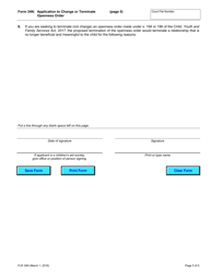 Form 34N Application to Change or Terminate Openness Order - Ontario, Canada, Page 5