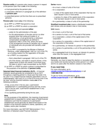 Form RC4614 Gst/Hst Attribution Point Election or Revocation of the Election for a Selected Listed Financial Institution - Canada, Page 5