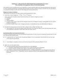 Form 15 (PFA722) Application About Priority Parenting Matter - British Columbia, Canada, Page 14