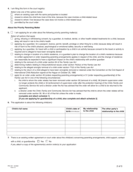 Form 15 (PFA722) Application About Priority Parenting Matter - British Columbia, Canada, Page 8