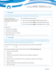 Disaster Assistance - Registration Form for Small Businesses &amp; Non-profit Organizations - Northwest Territories, Canada, Page 4