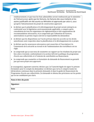 Formulaire De Demande De Financement - Programme D&#039;acces Aux Collectivites - Northwest Territories, Canada (French), Page 7