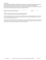 Local Government (Logo) Financial Test - New Hampshire, Page 2