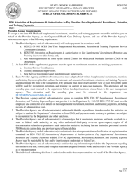 Document preview: Form BDS3785 Bds Attestation of Requirements & Authorization to Pay One-Time for a Supplemental Recruitment, Retention, and Training Payments - New Hampshire