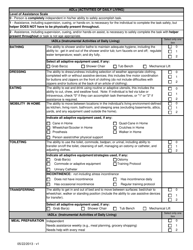 Functional Screen for Waiver Services - New Hampshire, Page 2