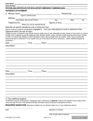 Form NHJB-2826-D Petition and Certificate for Involuntary Emergency Admission (Iea) - New Hampshire, Page 5