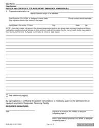 Form NHJB-2826-D Petition and Certificate for Involuntary Emergency Admission (Iea) - New Hampshire, Page 6