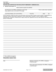 Form NHJB-2826-D Petition and Certificate for Involuntary Emergency Admission (Iea) - New Hampshire, Page 7