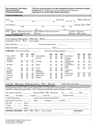 New Hampshire Case Report Arboviral Infection Encephalitis/Meningitis - New Hampshire