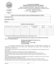 HIPP Co-pay and Deductible Reimbursement Form - New Hampshire, Page 2