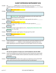 Client Interview Instrument (Cii) - New Hampshire, Page 16