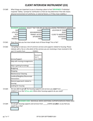 Client Interview Instrument (Cii) - New Hampshire, Page 7