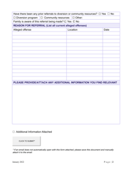 Form 1330 Juvenile Justice Needs Assessment Referral - New Hampshire, Page 2