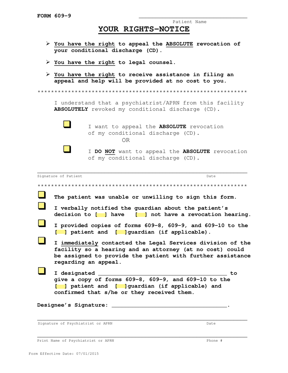 Form 609-8 (609-9; 609-10) Absolute Revocation of Cd-Notice - New Hampshire, Page 2