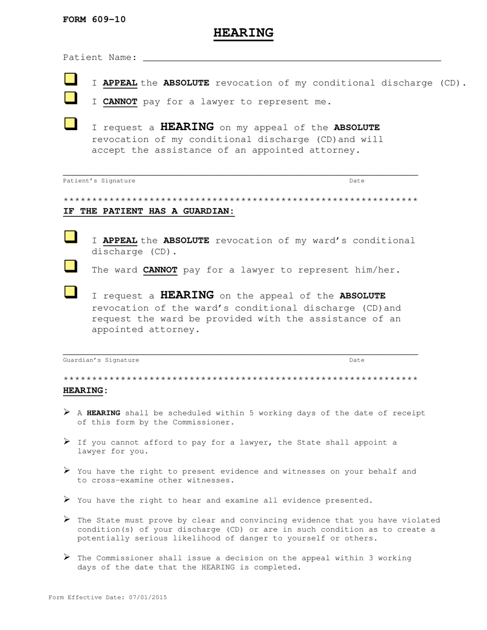 Form 609-8 (609-9; 609-10) Absolute Revocation of Cd-Notice - New Hampshire, Page 3
