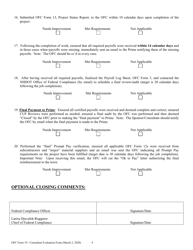 OFC Form 19 Consultant/Town Evaluation - New Hampshire, Page 4