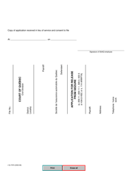 Form SJ-797A Application for Release From Seizure - Quebec, Canada, Page 6
