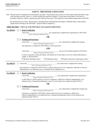 Form RHS-1M Supplement B Authorized User Training and Experience and Preceptor Attestation - New Hampshire, Page 4