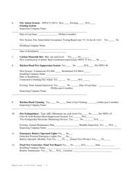 Dhhs Final Inspection for Licensure (Life Safety &amp; Physical Environment) - New Hampshire, Page 3