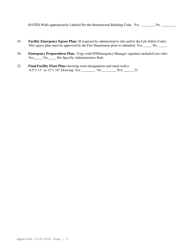 Dhhs Final Inspection for Licensure (Life Safety &amp; Physical Environment) - New Hampshire, Page 5