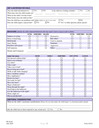 Form 1643A Getting to Know Me - Infant/Toddler (0-3 Years Old) - New Hampshire, Page 2