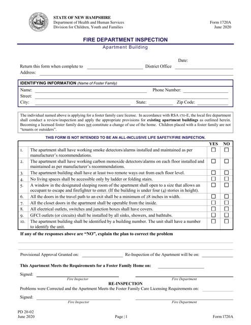 Form 1720A  Printable Pdf