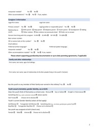 Nh Wraparound (Fast Forward) Intake and Needs Based Eligibility Form - New Hampshire, Page 2