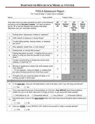 Document preview: Phq-9 Depression Questionnaire for Adolescents - Child Version - New Hampshire