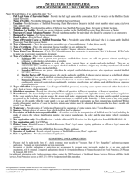 Form SSAPP Application for Shellfish Certification - New Hampshire, Page 2