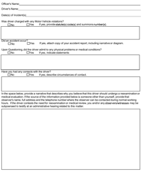 Form MR-5 Driver Examination and/or Medical Evaluation Request - New Jersey, Page 2
