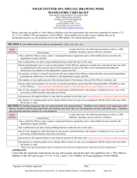 &quot;Outfitter Application or Renewal Form&quot; - New Mexico, Page 3