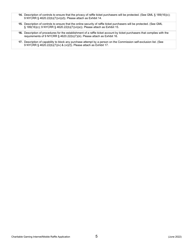 Charitable Gaming Internet/Mobile Raffle Ticket Sales Application - New York, Page 5
