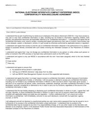 Form OCFS-4714 National Electronic Interstate Compact Enterprise (Neice) Confidentiality Non-disclosure Agreement - New York