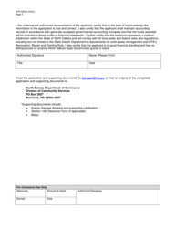 Form SFN59236 Energy Conservation Grant Application - North Dakota, Page 3