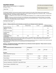 Document preview: Form SFN58318 Recipient Report - North Dakota