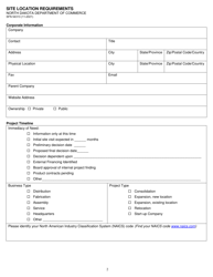 Form SFN54313 Site Location Requirements - North Dakota, Page 2