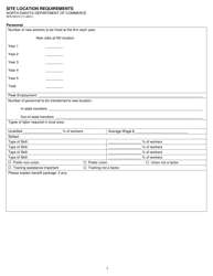 Form SFN54313 Site Location Requirements - North Dakota, Page 5