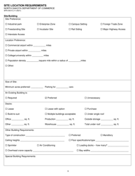 Form SFN54313 Site Location Requirements - North Dakota, Page 8