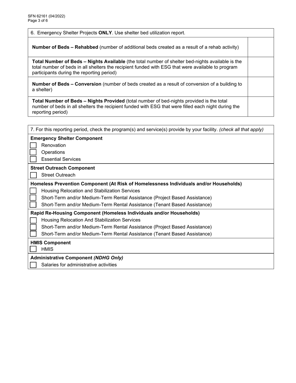 Form SFN62161 - Fill Out, Sign Online and Download Fillable PDF, North ...