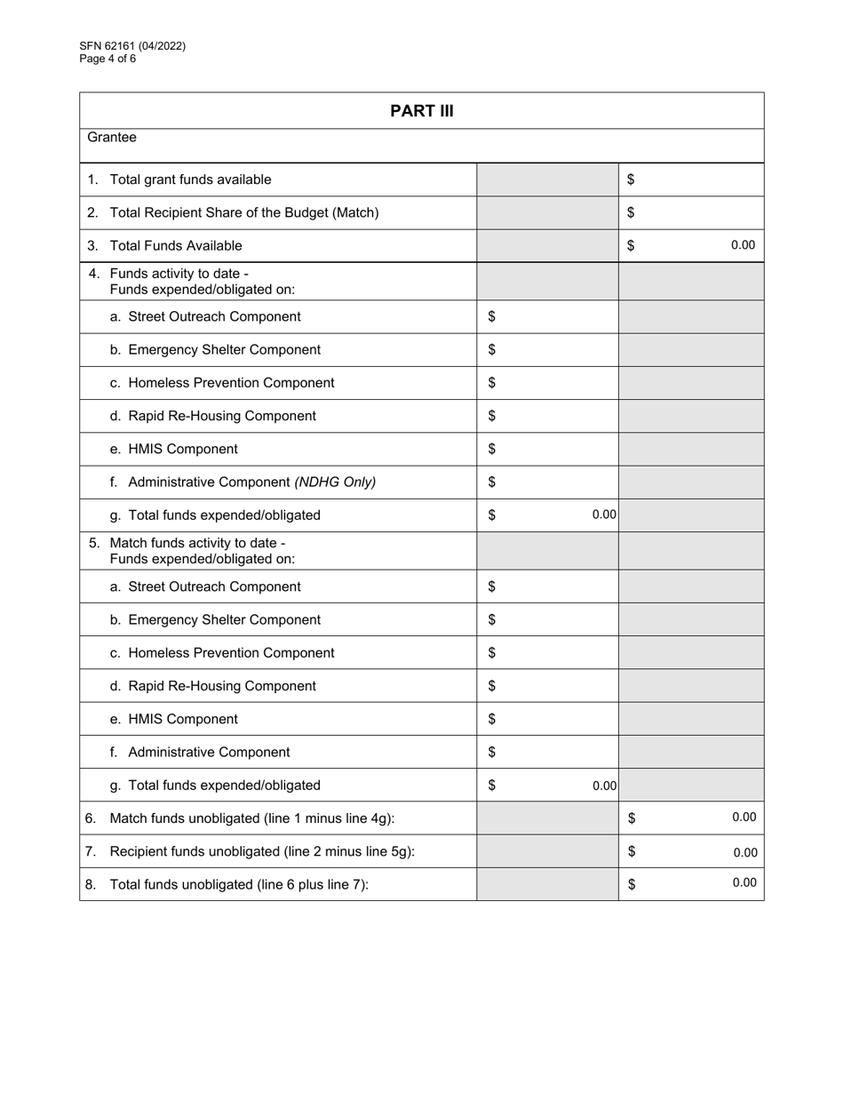 Form SFN62161 Esg / Ndhg Final Progress Report - North Dakota, Page 4