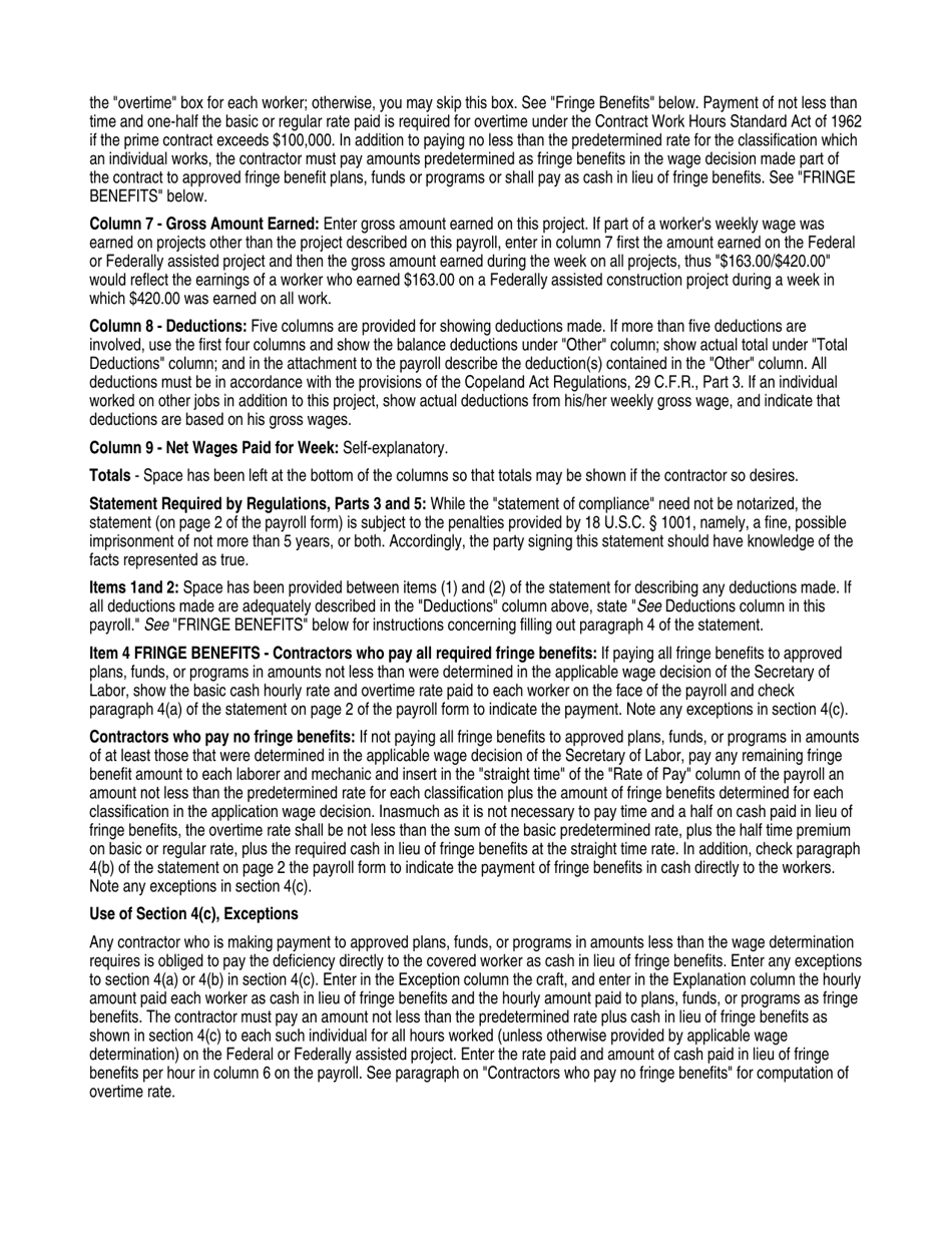 Form SFN52339 Payroll Form - North Dakota, Page 4