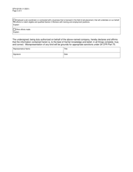 Form SFN62109 Section 3 Work Hours and Outreach Efforts for Each Financial Draw - North Dakota, Page 3