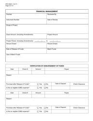 Form SFN59421 Cdbg File Monitoring Review - North Dakota, Page 6