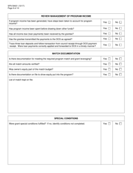 Form SFN59421 Cdbg File Monitoring Review - North Dakota, Page 9