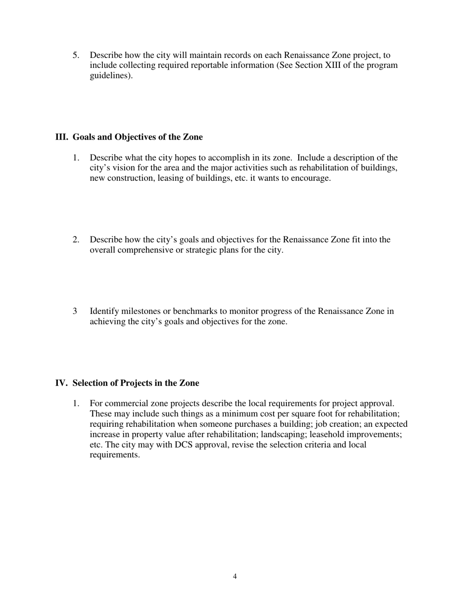 Form SFN55205 North Dakota Renaissance Zone Application - North Dakota, Page 4
