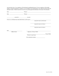 Advance Directive for a Natural Death (Living Will) - North Carolina, Page 4