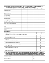 Form SFN52358 Special Assessment Application/Data Collection - North Dakota, Page 2
