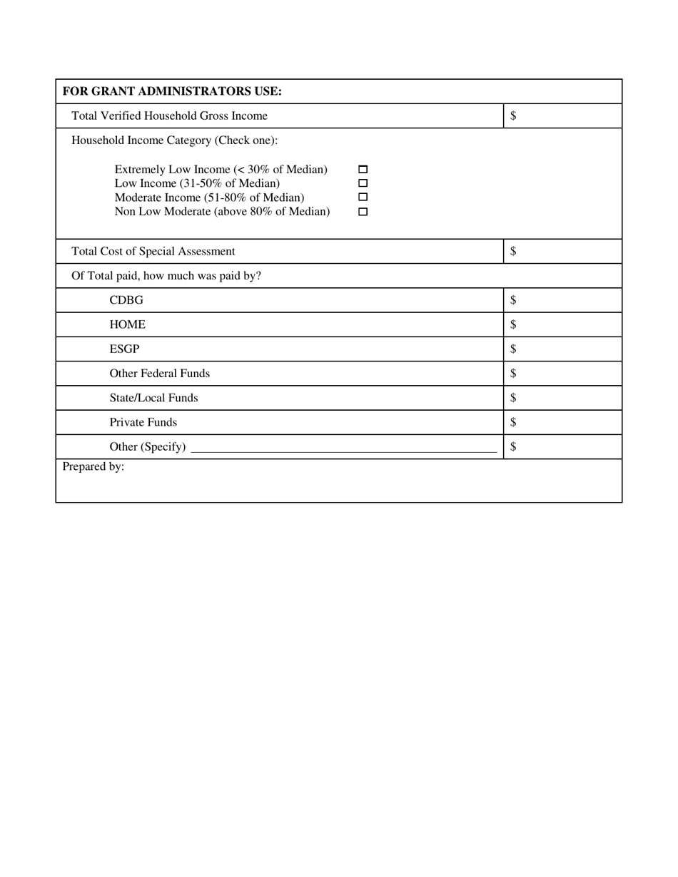 Form SFN52358 Special Assessment Application / Data Collection - North Dakota, Page 3