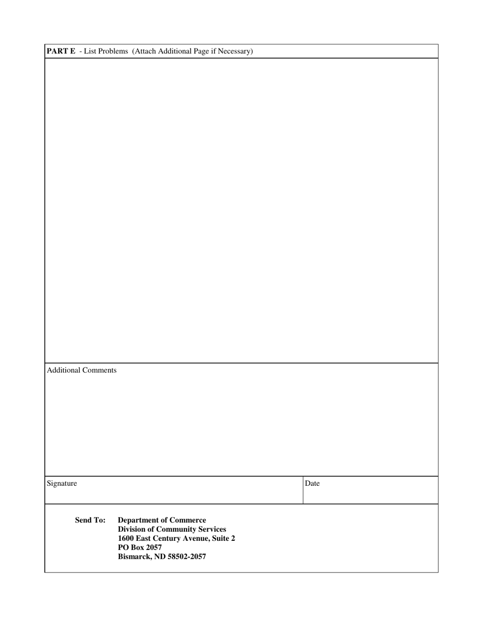 Form SFN53819 Manufactured Housing Consumer Complaint - North Dakota, Page 2